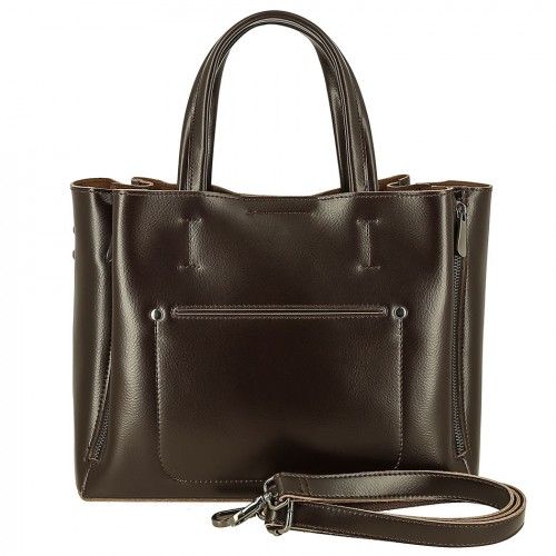 Women's leather bag 0017 COFFEE