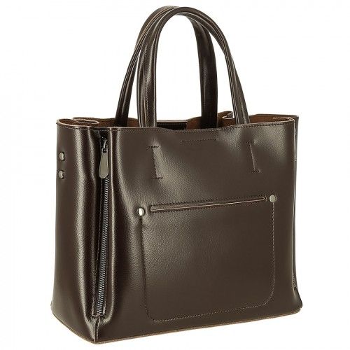 Women's leather bag 0017 COFFEE