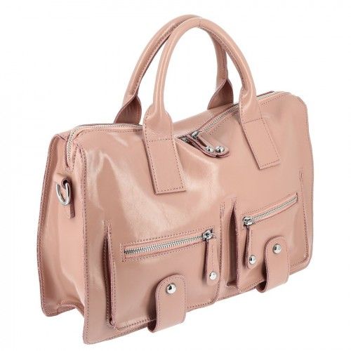 Women's leather bag 1335 PINK