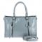 Women's leather bag 1339 GRAY