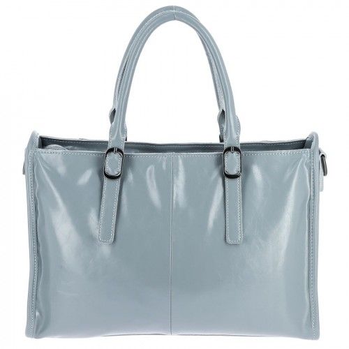 Women's leather bag 1339 GRAY