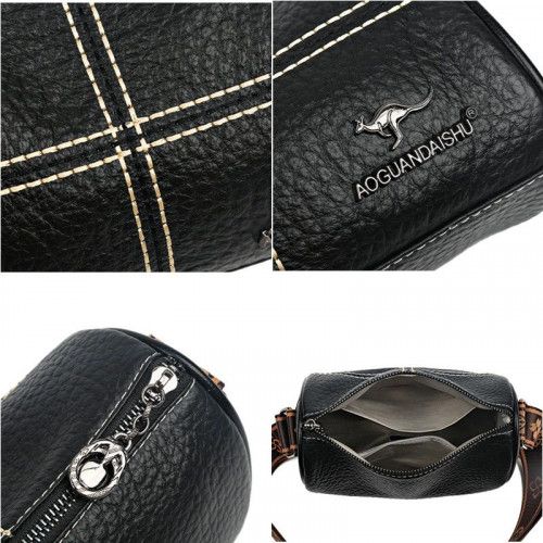 Women's leather bag 1608-4-1 BLACK