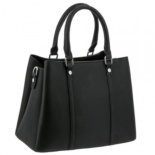 Women's leather bag 18922 BLACK