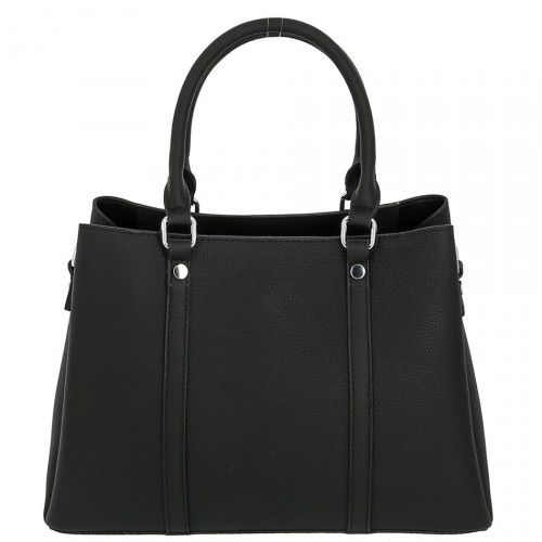 Women's leather bag 18922 BLACK