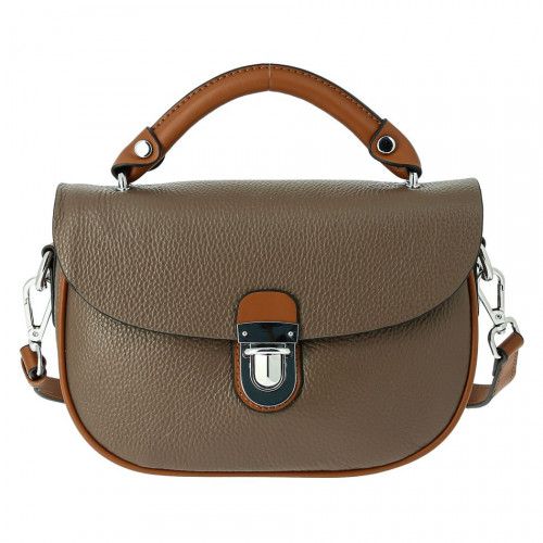 Women's leather bag 2025-1 KHAKI