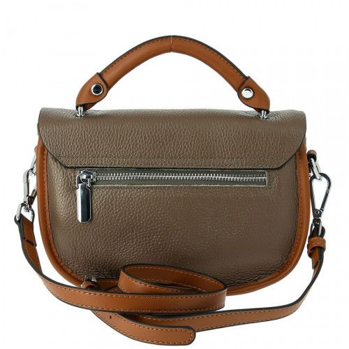 Women's leather bag 2025-1 KHAKI