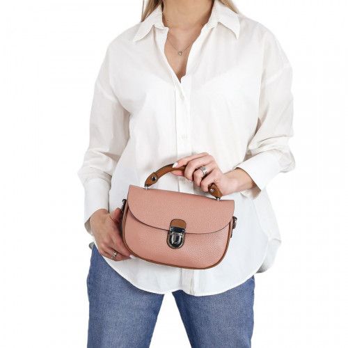 Women's leather bag 2025-1 PINK