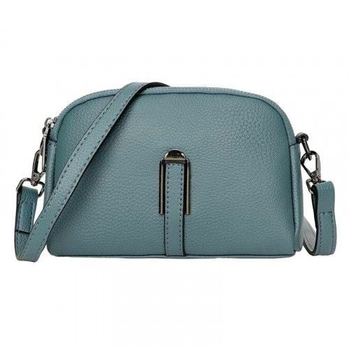 Women's leather bag 20409 BLUE