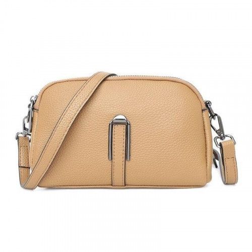 Women's leather bag 20409 KHAKI