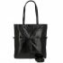 Women's leather bag 20512 BLACK