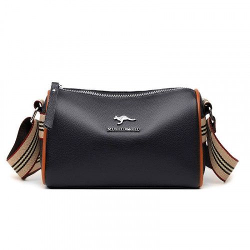 Women's leather bag 20608 BLACK