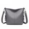 Women's leather bag 2266 GRAY