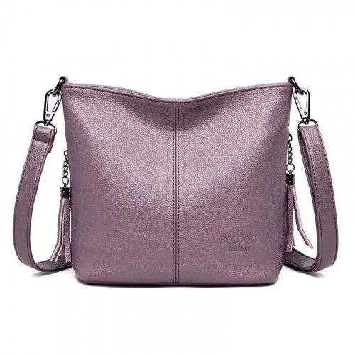 Women's leather bag 2266 PURPLE