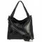 Women's leather bag 3173 BLACK