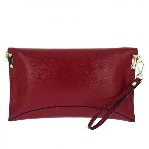 Women's leather bag 6036-1 WINE RED