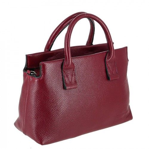 Women's leather bag 6801 PURPLE RED