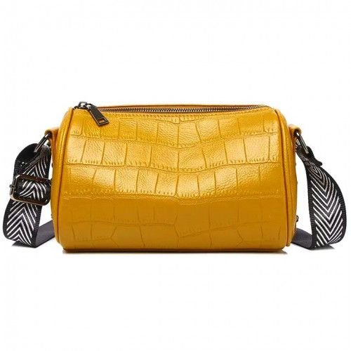 Women's leather bag 705-2 YELLOW