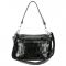 Women's leather bag 713 BLACK
