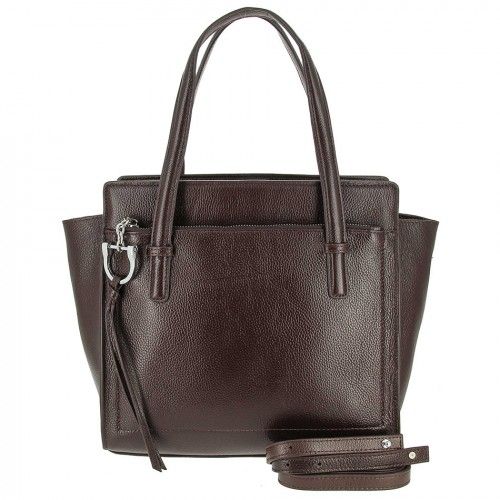 Women's leather bag 8108 COFFEE