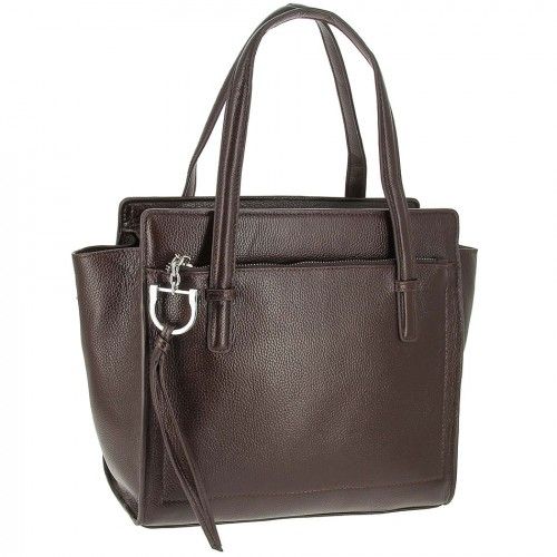 Women's leather bag 8108 COFFEE