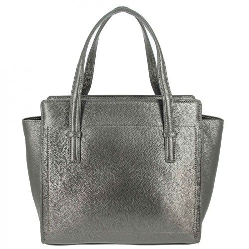 Women's leather bag 8108 GRAY