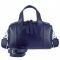 Women's leather bag 81275 D BLUE