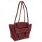 Women's leather bag 8388 WINE RED
