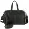 Women's leather bag 8708 BLACK