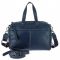 Women's leather bag 8708 D BLUE