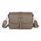 Women's leather bag 8710 KHAKI