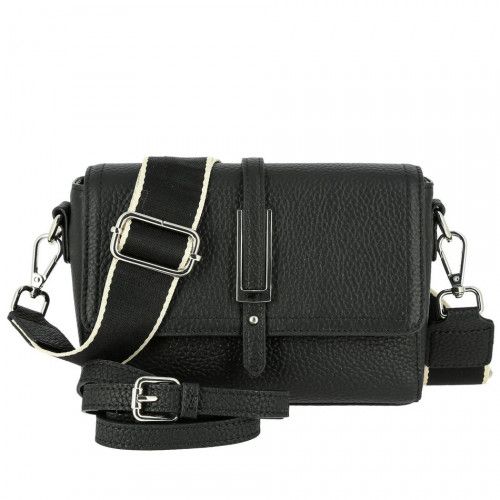 Women's leather bag 8711 BLACK