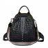 Women's leather bag 8779 BLACK