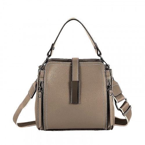 Women's leather bag 88-115 KHAKI