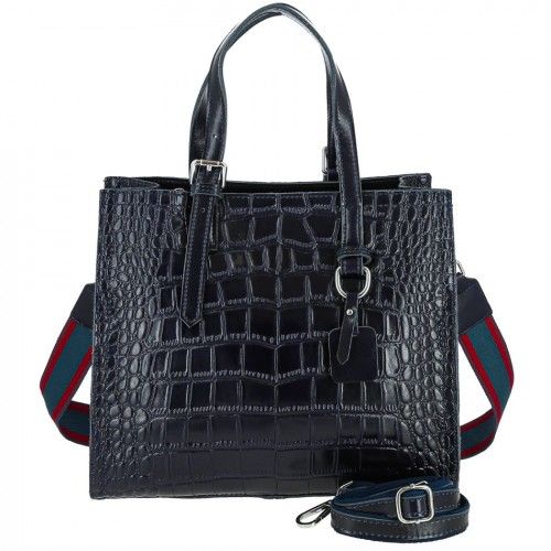 Women's leather bag 8800 BLUE