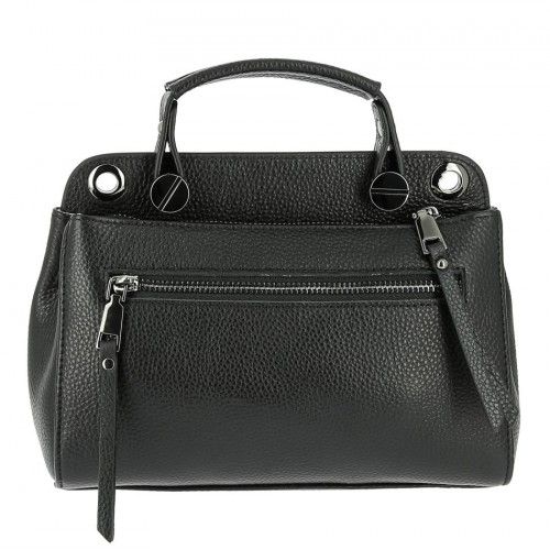 Women's leather bag 8807 BLACK