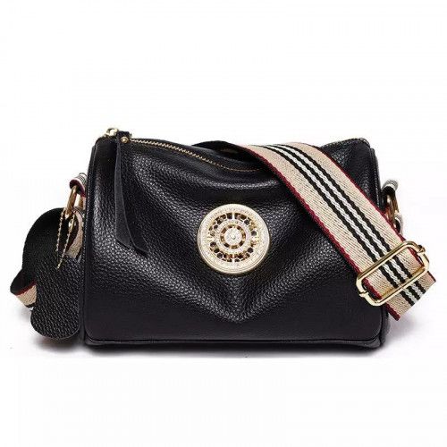 Women's leather bag 8822 BLACK