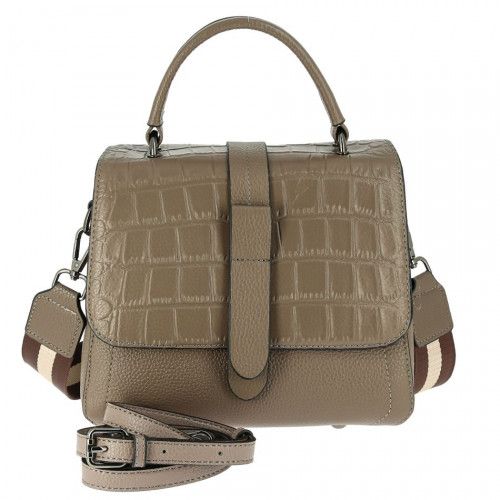 Women's leather bag 8859 GRAY