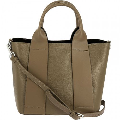 Women's leather bag 9015 KHAKI