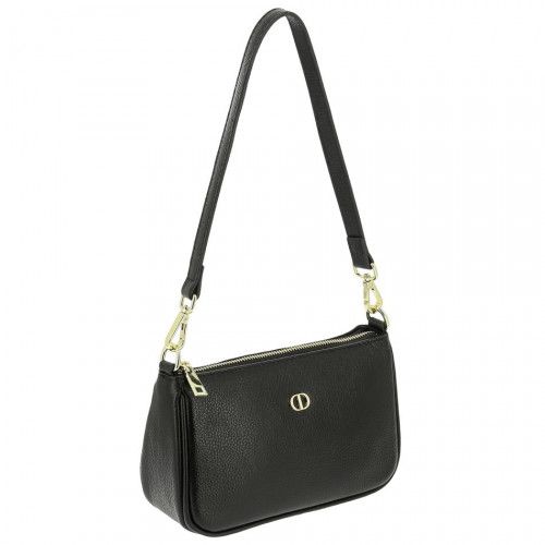 Women's leather bag 9190-2 BLACK