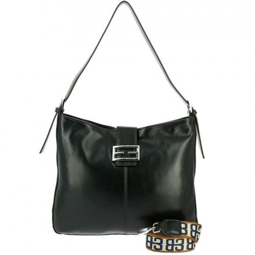 Women's leather bag 9265 BLACK