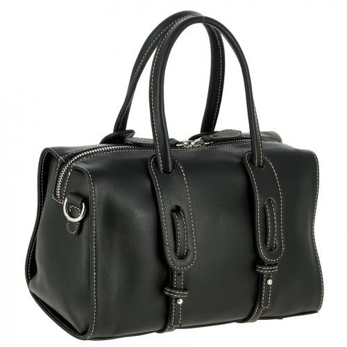 Women's leather bag B106 BLACK