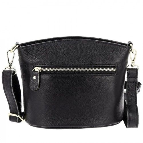 Women's leather bag GZ-8185 BLACK