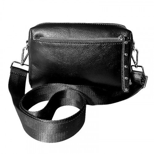 Women's leather bag GZ-8297 BLACK