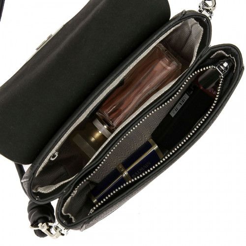 Women's leather bag M201 BLACK